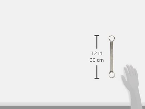 Bahco 4M/10T BH4M/10T Double Flat Ring Wrench Set, Black/Silver, Set of 10 Pieces