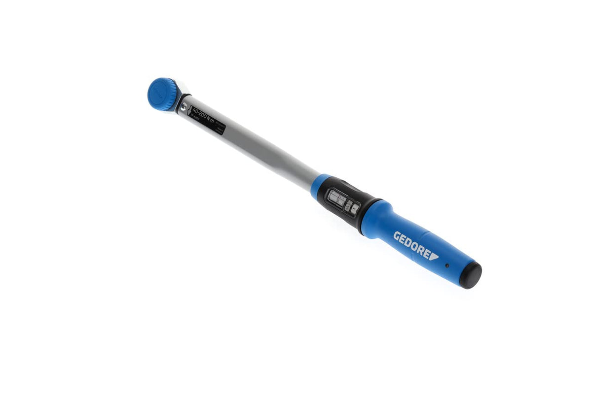 GEDORE Torque wrench with square drive, 1/2", Switchable square, Scale, 40-200 Nm, 494 mm long, TF-K200