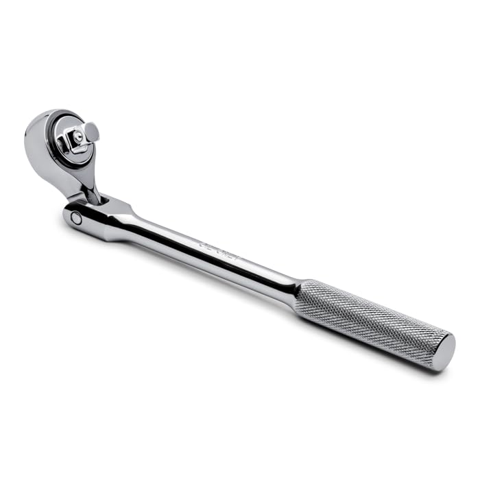 1/2" Drive Flex Head Ratchet Knurled Grip - 18"