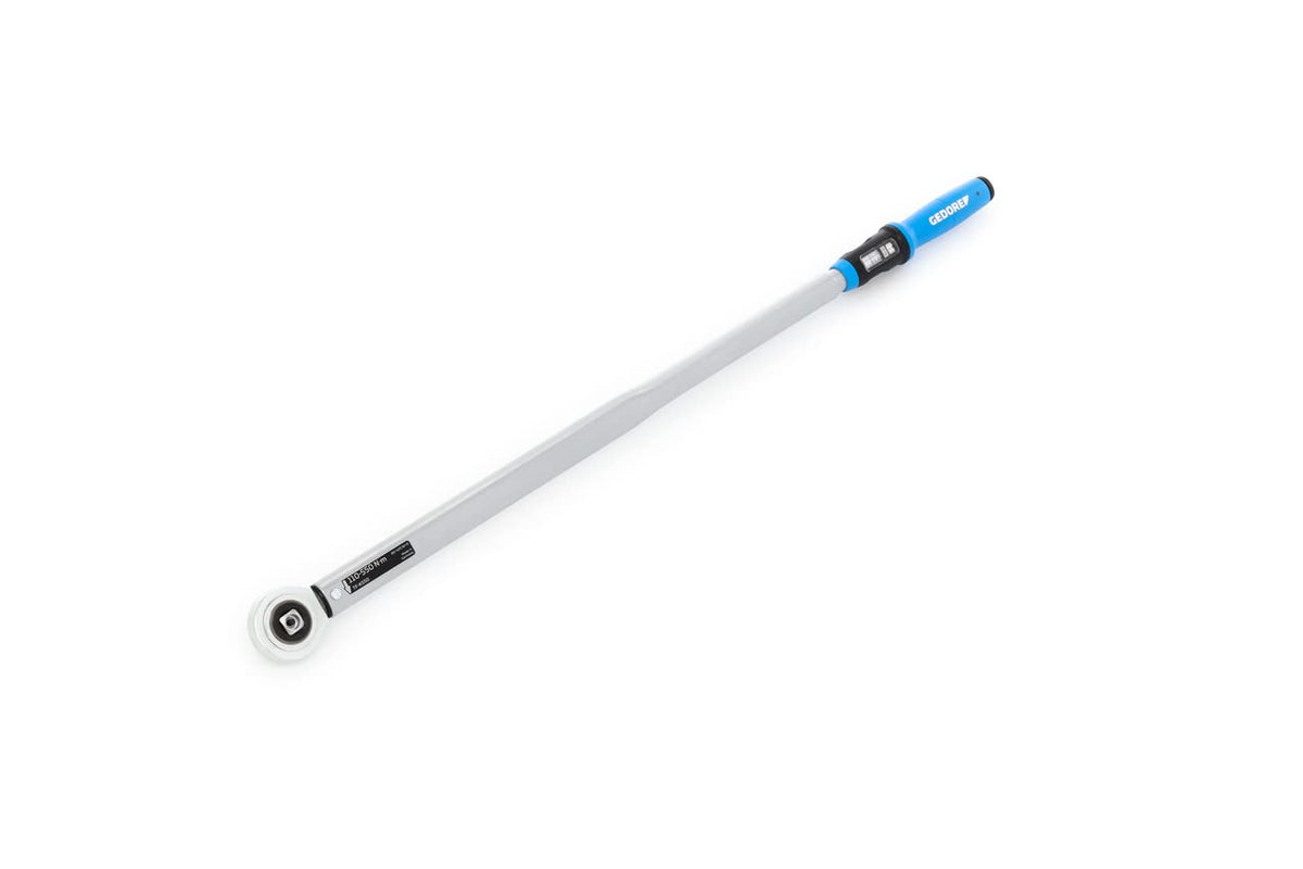 GEDORE Torque wrench with square drive, 1/2", Switchable square, Scale, 40-200 Nm, 494 mm long, TF-K200
