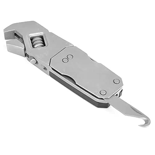 Hex Socket Wrench Folding Stainless Steel Multifunctional Adjustable Home Repair Hand Tool with Screwdriver