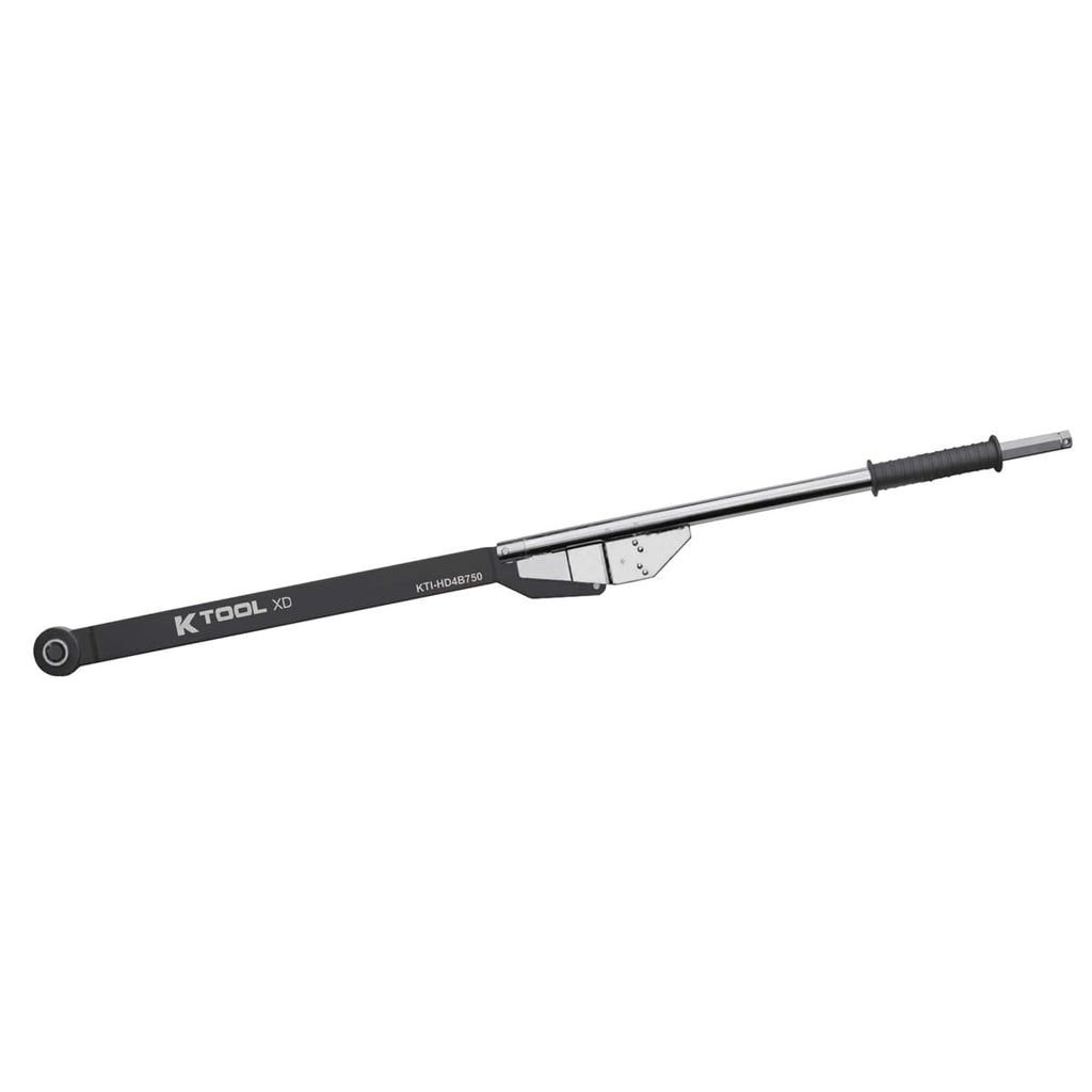 K Tool International HD4B750 Break Back Torque Wrench, 1 Inch Drive, 200 to 750 ft lb Range, Plus Minus 4 Percent Accuracy, Heavy Duty Calibration Design