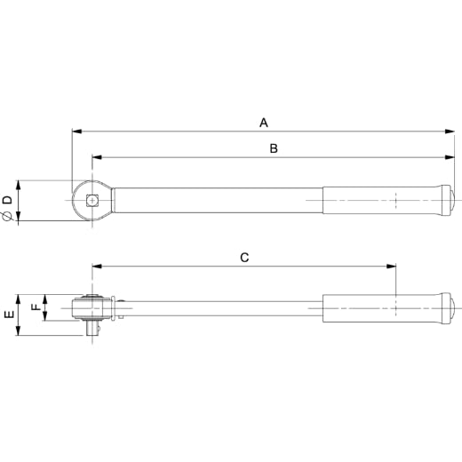 Bahco 7455-25 IR7455-25 Metric/Imperial Mechanical Torque Wrench, Silver, 3/8-Inch, 5-25 nm