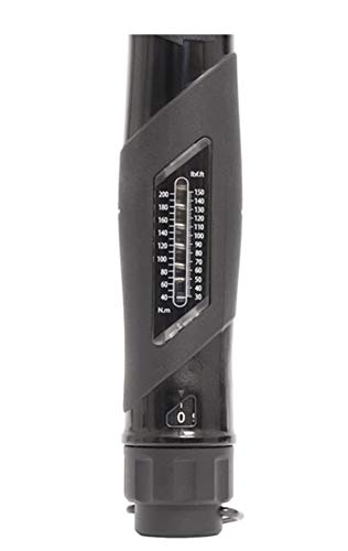 Norbar 130104 Model 200 Torque Wrench Dual Scale Push Through Ratchet, Black, 1/2-Inch Drive