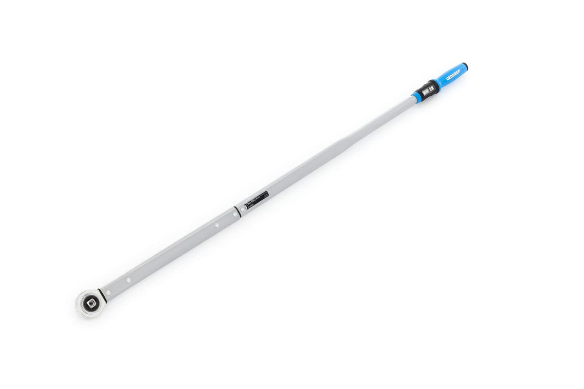 GEDORE Torque wrench with square drive, 1/2", Switchable square, Scale, 40-200 Nm, 494 mm long, TF-K200