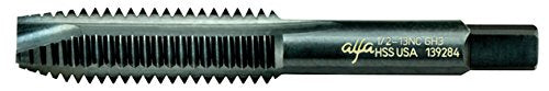 SPTB170141 5/8"-11TPI High-Speed Steel Spiral Pointed Tap, 3 Flute, Black Oxide Finish (3 Pack) Made In USA,