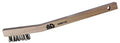 WB67193 Stainless Steel 3-rows x 7-rows Tooth Brush, Plywood Heavy Duty (100 Pack)