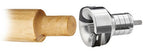 Lumberjack Tools Tenon Cutter Kit for Log Furniture, 0.5" & 0.75" & 1" & 1.5" & 2" Cutters & Forstner Bits, Pro Series Aluminum, 1/2" Shank, Dual Blades Create a Radius Shoulder Profile, Made in USA