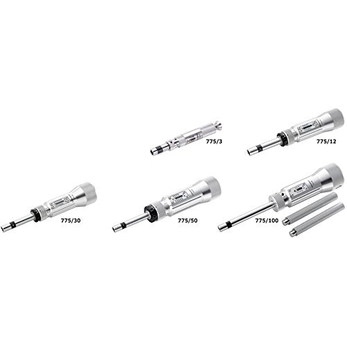 Stahlwille 51460003 Torque Screwdriver, Click-type, For Torque-controlled Bolt Tightening, w/ 1/4" Internal Hex Drive, Capable of Anticlockwise & Clockwise Tightening, Safe & Accurate, 0.2-3 in.lb