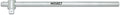 Hazet 1115/2 700 mm Handle Bar with Sliding Head - Silver
