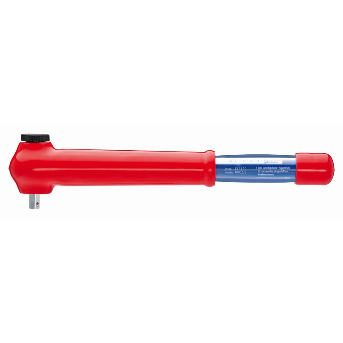 Torque Wrench, 1/2" Drive-1000V Insulated
