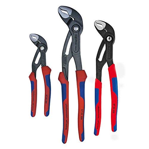Knipex 7-Piece 1000V Insulated Pliers, Cutters, and Screwdriver Set | KNIPEX 3 Piece Multi-Component Cobra Set