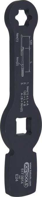 'KS Tools Plastic 517.0914 3/4 Impact Torx Keys With 2 Faces, E24