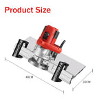 43° Electric Tile Bevel Cutter,Electric Tile Chamfering Machine, w/Water Pump, Double Handle Design, Speed 13000RPM, for Construction&Home Improvement