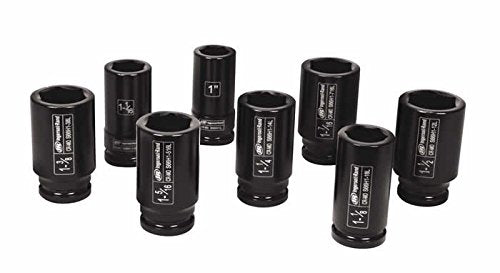 Ingersoll Rand SK6H8L 3/4-Inch Drive 8-Piece SAE Deep Impact Socket Set