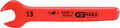 KS Tools 117.2208 Open-end wrench with protective insulation, 5/16”