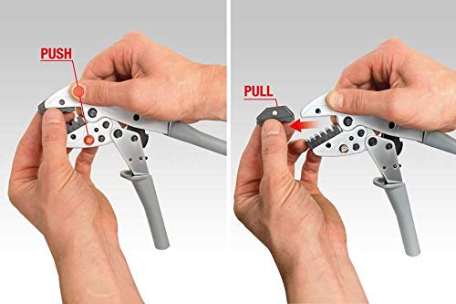 Silver Line by Weidmüller 485850 Tool Flex Crimping Set 5 Interchangeable Inserts, Including Wire End Ferrules, Insulated Connectors, Blade Terminals