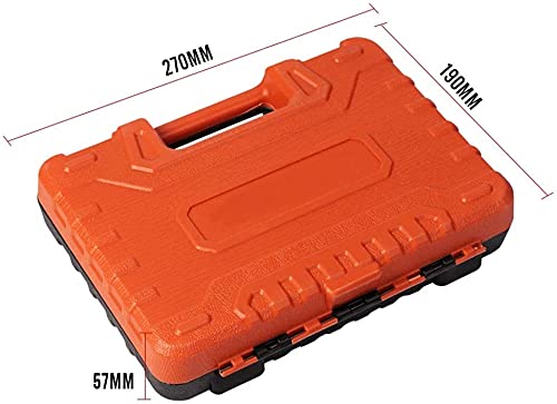 Tool Set, General Household Hand Tool Kit, Auto Repair Tool Box with Plastic Toolbox Storage Case, for Everyday Home Improvements