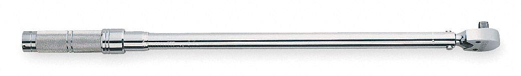Stanley Proto J6063C 3/8-Inch Drive Fixed Head Micrometer Torque Wrench, 40-200-Inch Pound