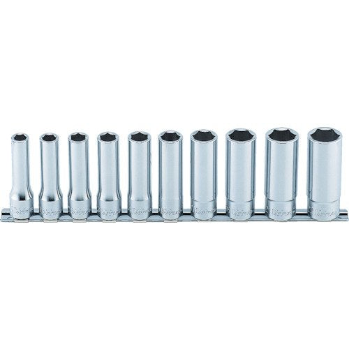 Ko-ken RS4300M/10 1/2 Sq. Dr. Socket set 10-22mm 6 point 300mm 10 pieces