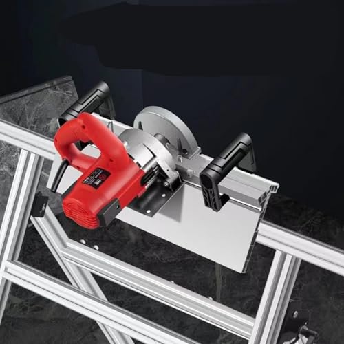 43° Electric Tile Bevel Cutter, 1800W Electric Tile Chamfering Machine, w/Water Pump,Double Handle Design, Speed 13000RPM, for Home Improvement