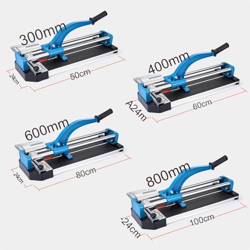 Precision Manual Tile Cutting Machine with Double Track & Infrared Positioning for Accurate Cuts in Construction, Renovation, DIY Home Improvement Projects