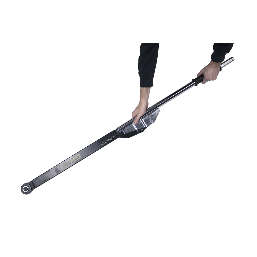 K Tool International HD4B750 Break Back Torque Wrench, 1 Inch Drive, 200 to 750 ft lb Range, Plus Minus 4 Percent Accuracy, Heavy Duty Calibration Design