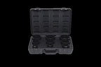 KS TOOLS Socket set for KM groove nuts, studs internal, 9 pcs