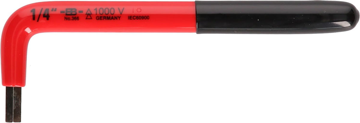 KS Tools 117.2487 Hexagon wrench key with protective insulation, 7/32”