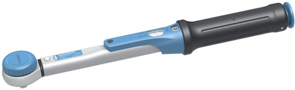 Gedore 4550-30 Torque Wrench, Silver and Blue, 1/2" Square Drive
