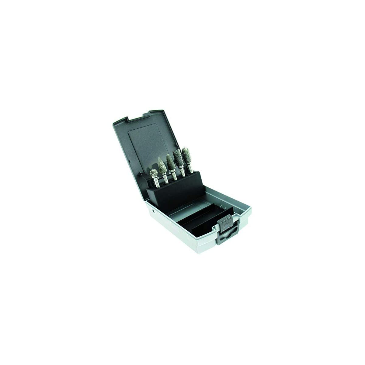 Tivoly 10316070002 FLK05 Set of 5 Carbide Burr Files Diameter 12 mm Normal Tooth Shavings