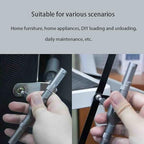 24-in-1 Ratchet Screwdriver Set - Multi-Function Household Tool with Wrenches, Screwdriver Bits & Disassembly Heads - Versatile Black Multi-Use Tool for Home Improvement