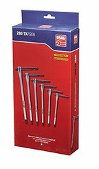 USAG 280 TK T-Handle Hexagon Keys with Sliding Bar (Set of 6)