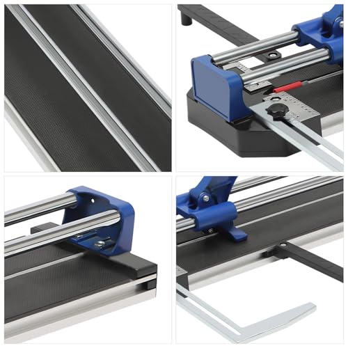 Precision Manual Tile Cutting Machine with Double Track & Infrared Positioning for Accurate Cuts in Construction, Renovation, DIY Home Improvement Projects