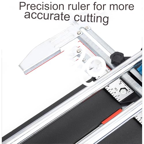 Precision Manual Tile Cutting Machine with Double Track & Infrared Positioning for Accurate Cuts in Construction, Renovation, DIY Home Improvement Projects