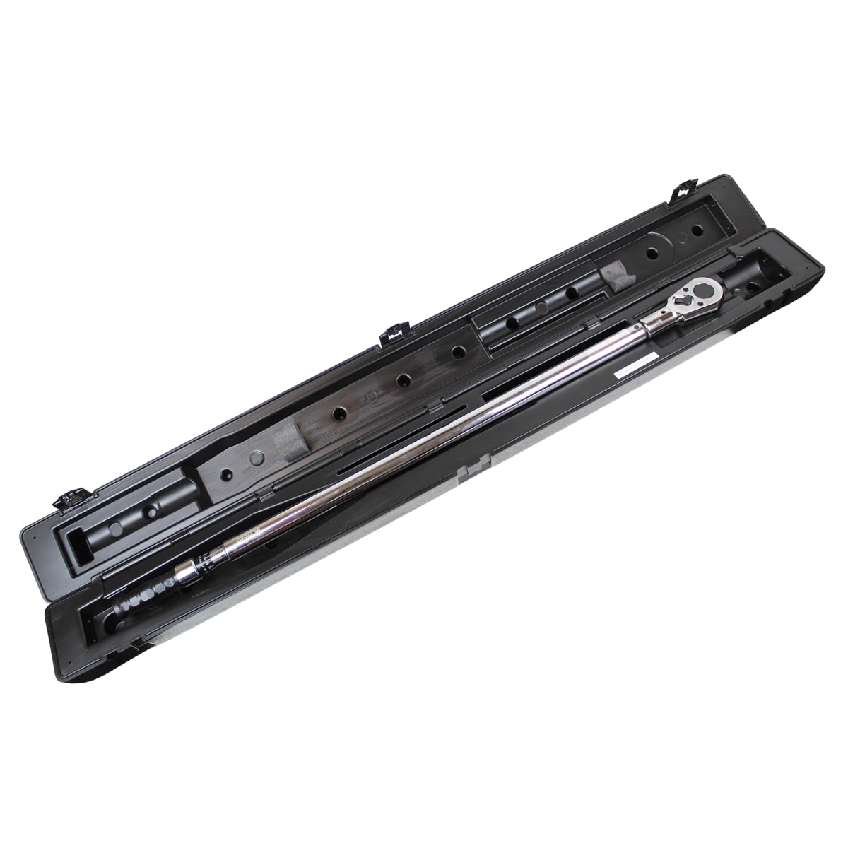 K Tool International 72176A 3/4" Drive Adjustable Torque Wrench, 41" Long, 100-600 ft/lbs, Ergonomic Comfort-grip, Laser Marked Scales