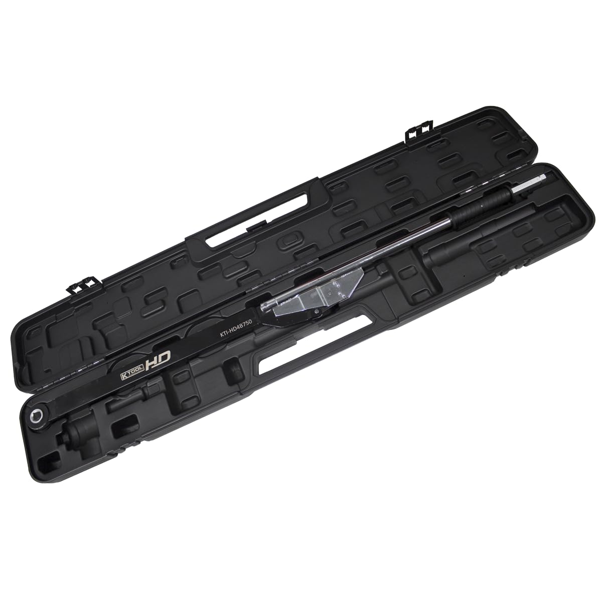 K Tool International HD4B750 Break Back Torque Wrench, 1 Inch Drive, 200 to 750 ft lb Range, Plus Minus 4 Percent Accuracy, Heavy Duty Calibration Design