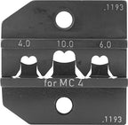 Rennsteig 624 1193 3 0 12.1193 Crimping Die Set, Multi-Colour