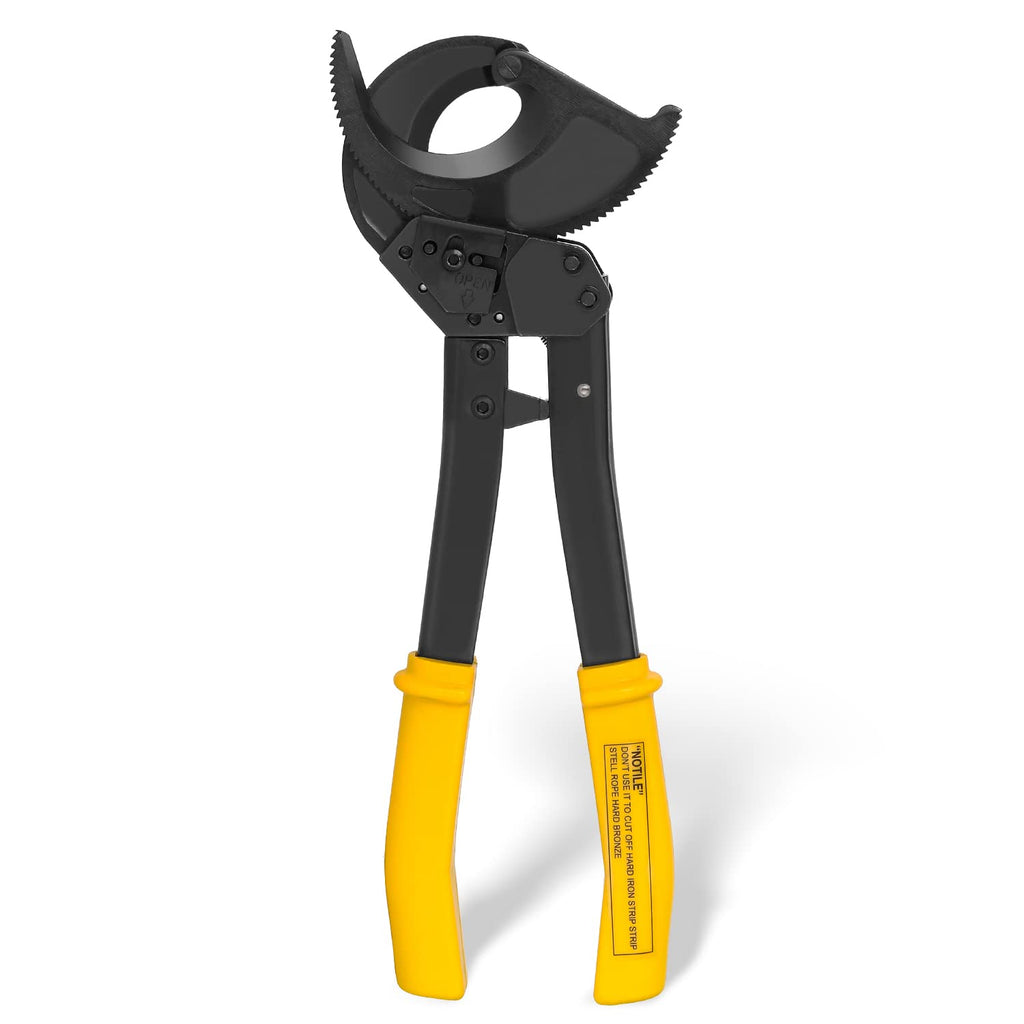 NEWTRY Ratchet Copper Aluminium Wire Cable Cutter 400mm2 Ratcheting Wire Cutting Hand Tool (CC-400)