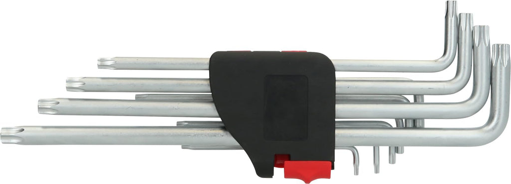 KS Tools 151.4860 Torx angled key wrench set, extra long, 10 pcs.