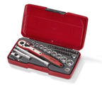 Teng Tools 48 Piece Mecca Pro 3/8 Socket Set Metric and SAE - T3848