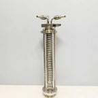 1.5" OD50.5mm Tri-clamp Cooling Coil with 1.5" Pipe Fittings Height 360mm, for Home Improvement Tri Clamp Hose connectors