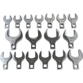 Platinum Tools PLT-99380 17-pc. Metric 1/2 Drive Jumbo Crowfoot Wrench Set