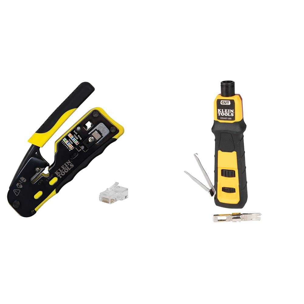 Klein Tools Data Cable Installation Tool Kit + Cable Tracer Kit