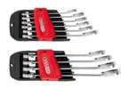 KS Tools 503.4620 Set of 10 Double Ratchet Spanner Set on Stand 8-10-11-12-13-14-16-17-18-19 mm