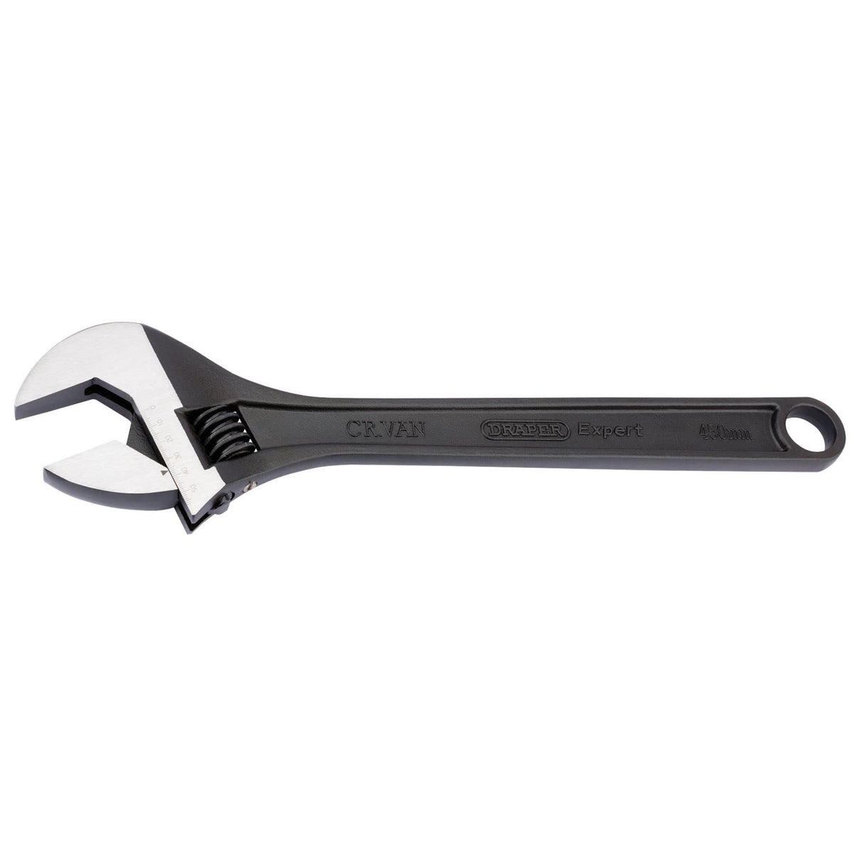 Draper 52684 Expert Crescent Type Adjustable Wrench with Phosphate Finish, 450mm