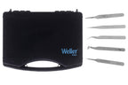 Weller Erem 3500TP Premium Precision Tweezers, 5 Pieces with Blunt Edges