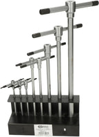 KS TOOLS 158.5111 T-Handle 6-Sided Key Rack – 8 Pieces – Practical and Easy to Use Repair Kit – Screw-On Tools for DIY and Professional