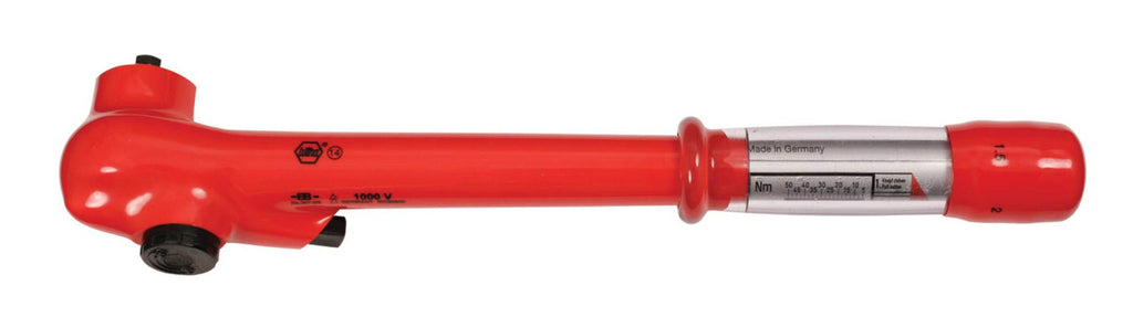 Wiha 30114 Insulated Ratcheting Torque Wrench 1/4" Drive 5-25 Nm
