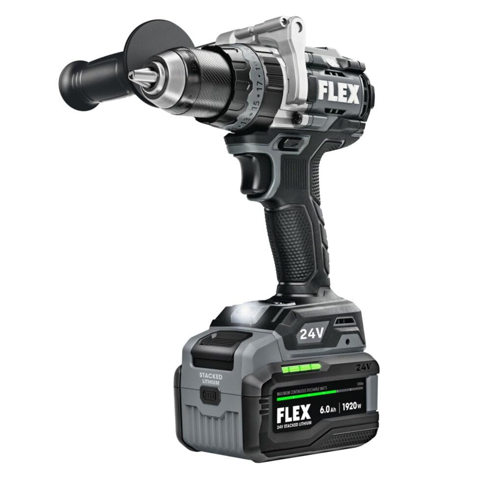 2 Tool Combo Kit,Hammer Drill w/Turbo & Eject Impact Drvr